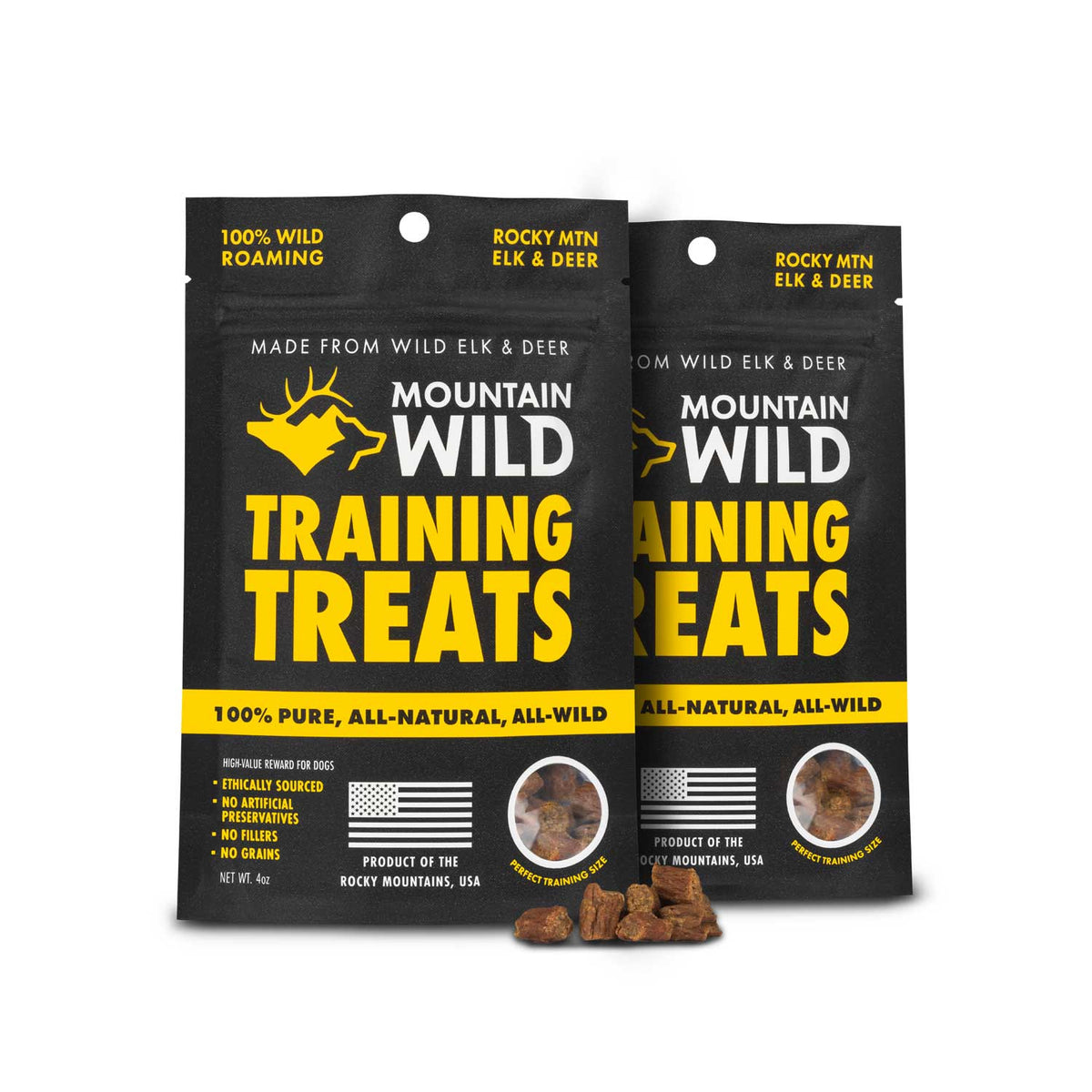Elk & Venison Training Treat Nibs | Mountain Wild Pet