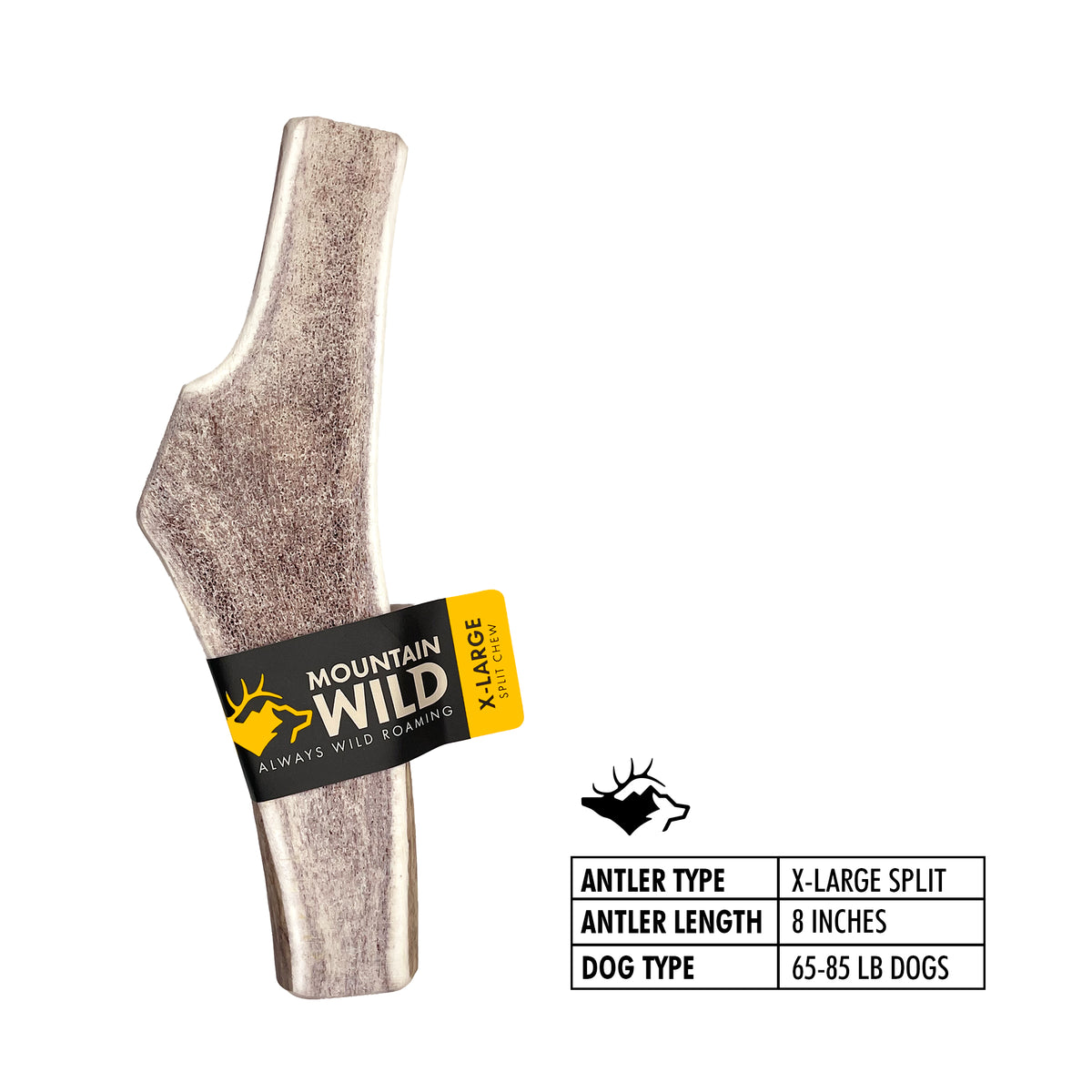 Split Antler Chews for Dogs | Mountain Wild Pet