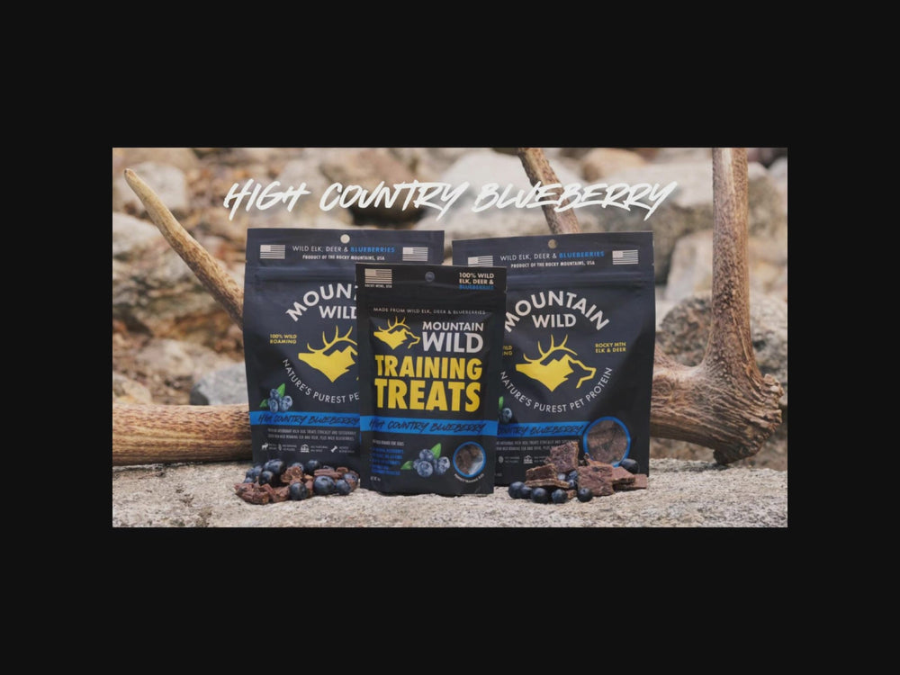 Wild Elk & Venison Blueberry Dog Treats – Mountain Wild Pet