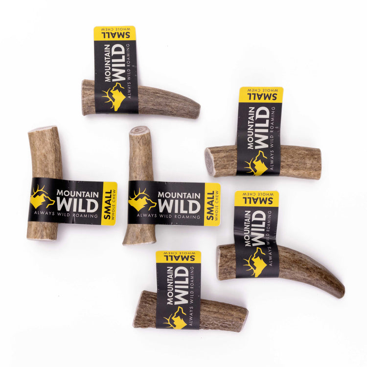 SPLIT ANTLER CHEWS – Mountain Wild Pet